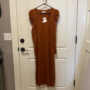 Rust colored dress